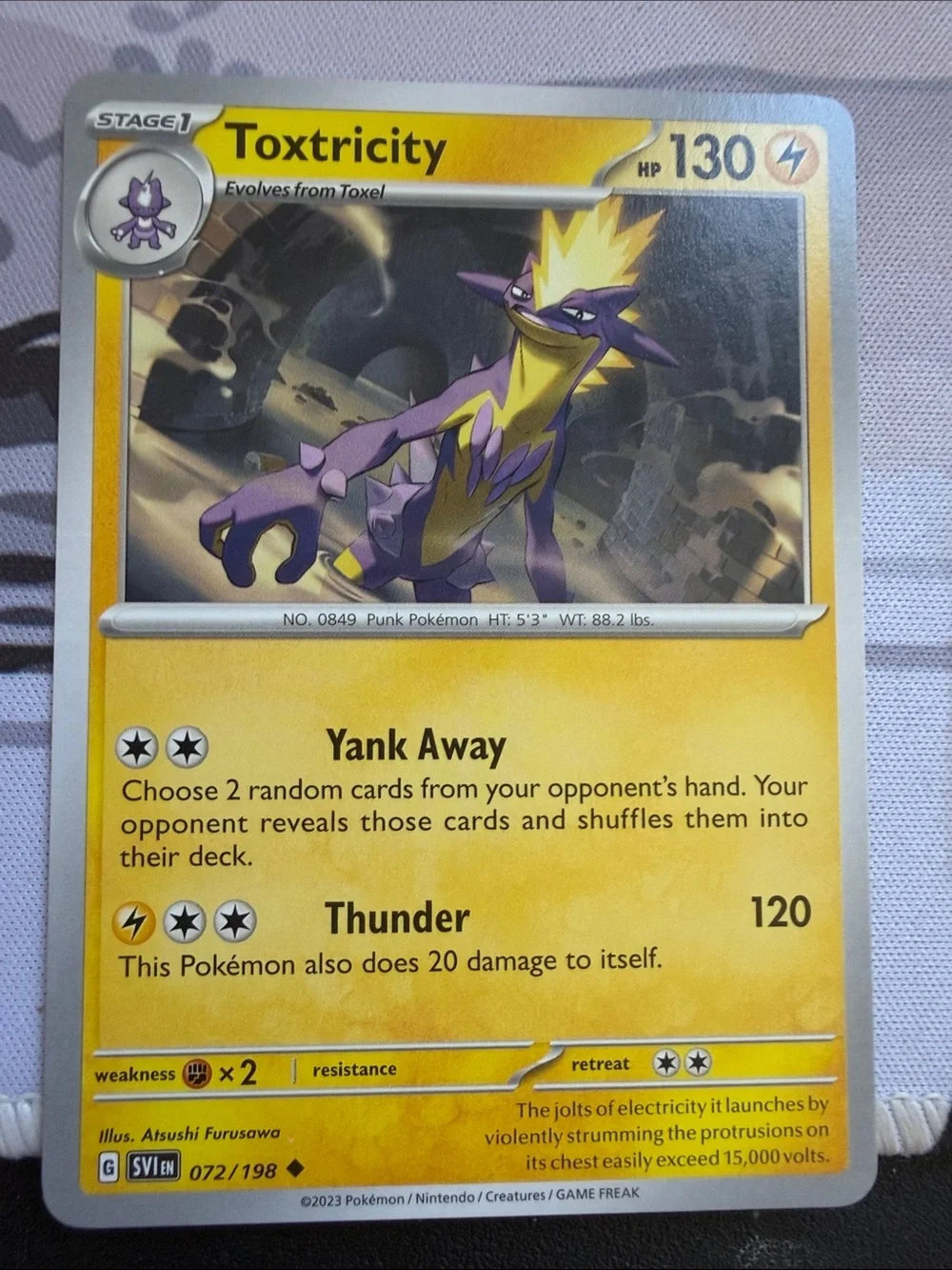 ⚡ Electric Pokémon Card Lot | Toxtricity Rotom Electabuzz Elekid ✨5/$25✨